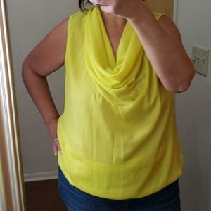 Lane Bryant draped blouse